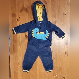 Baby Dinosaur Hoodie & Sweatpant Set